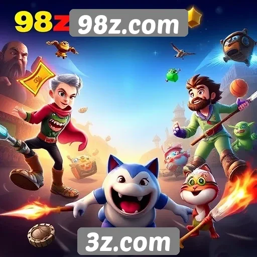 Diversidade de jogos disponíveis no 98z.com